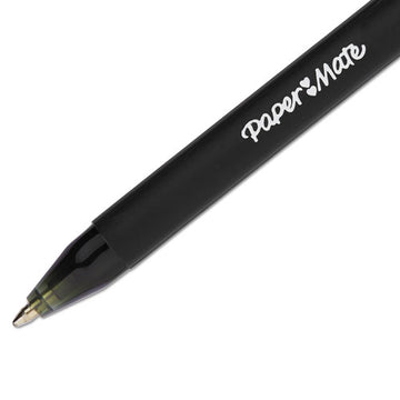 Paper Mate® Comfortmate Ultra Ballpoint Pen, Retractable, Fine 0.8 Mm, Black Ink, Black Barrel, Dozen freeshipping - TVN Wholesale